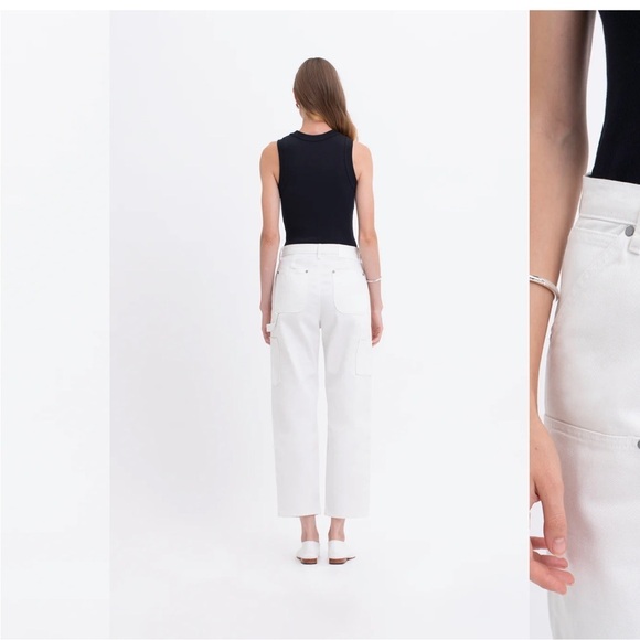 Renggli Work Pant in Chalk - Picture 8 of 10